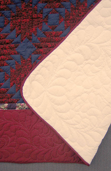 Diamond Cut Patchwork Amish Quilt 102x114