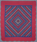 Trip Around World Patchwork Amish Quilt 100x114
