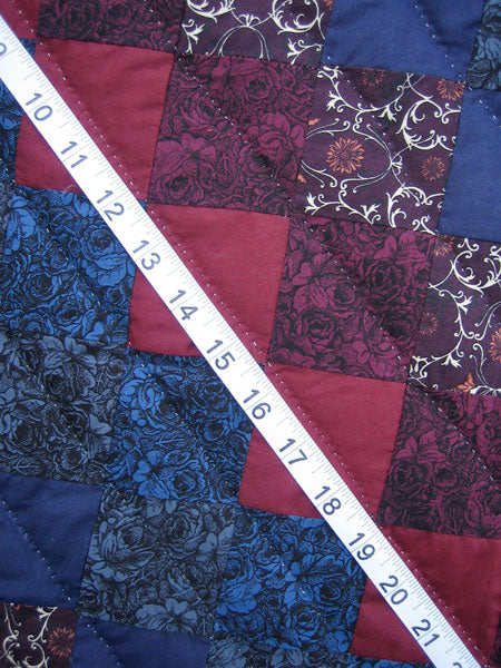 Trip Around World Patchwork Amish Quilt 100x114