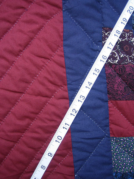 Trip Around World Patchwork Amish Quilt 100x114