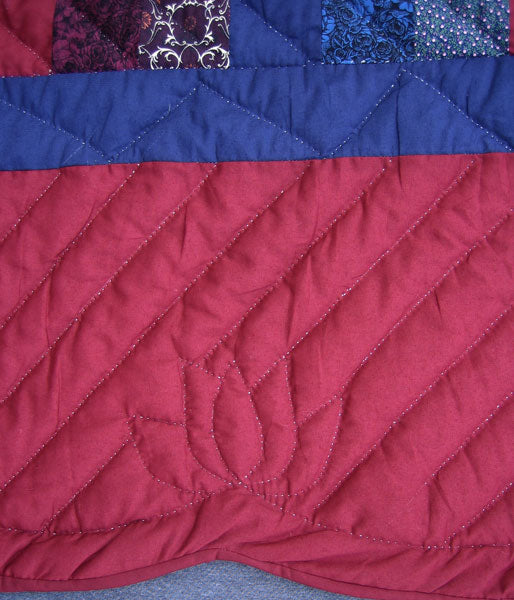 Trip Around World Patchwork Amish Quilt 100x114