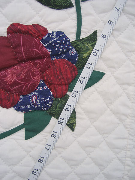 Lancaster Treasure Applique Amish Quilt 100x111