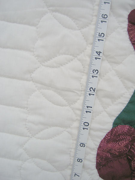 Lancaster Treasure Applique Amish Quilt 100x111