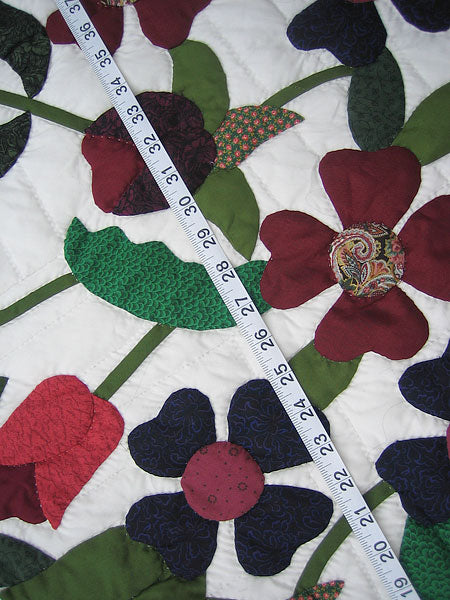 Victorian Flower Basket Commons Amish Quilt 95x107