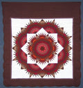 Broken Star Burst Amish Quilt 102x112