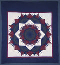 Broken Star Burst Amish Quilt 102x113