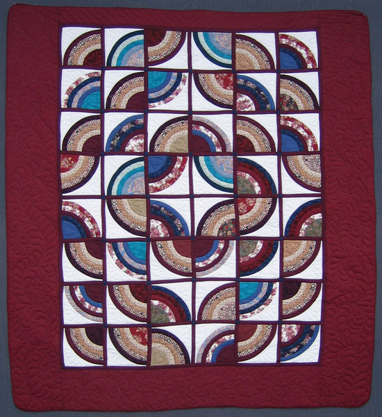 Rainbow Through Window Amish Quilt 102x112