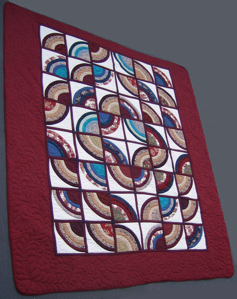 Rainbow Through Window Amish Quilt 102x112