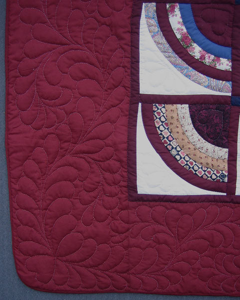 Rainbow Through Window Amish Quilt 102x112