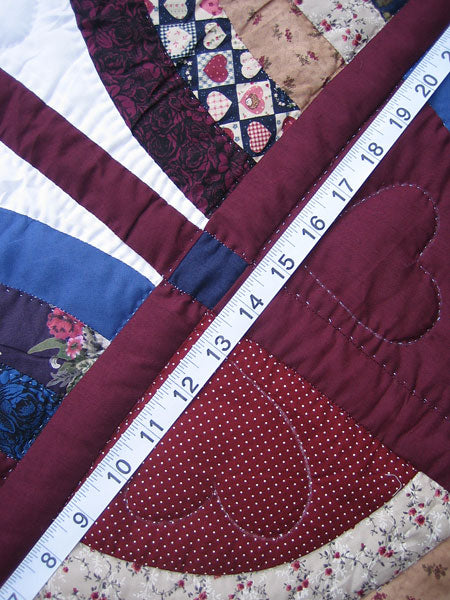 Rainbow Through Window Amish Quilt 102x112