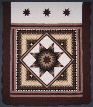Terra Lone Star Common Amish Quilt 97x111