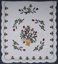 Victorian Basket Applique Amish Quilt 97x108