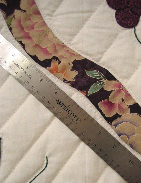 Vineyard Grapes Applique Amish Quilt 97x111