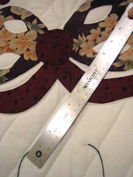 Vineyard Grapes Applique Amish Quilt 97x111