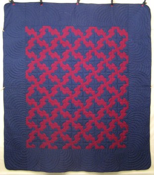 Solomons Puzzle Patchwork Amish Quilt 101x112