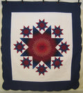 Star in Galaxy Amish Quilt 104x114