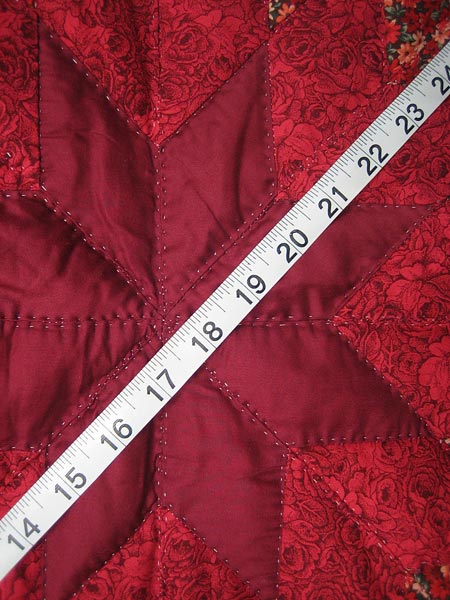 Star in Galaxy Amish Quilt 104x114