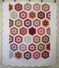 Buzzing Bees Honeycomb Patchwork Amish Quilt 99x114