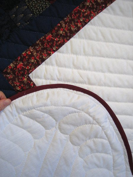 Victorian Basket Commons Applique Amish Quilt 101x114