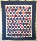 Galaxy Stars Patchwork Amish Quilt 99x115