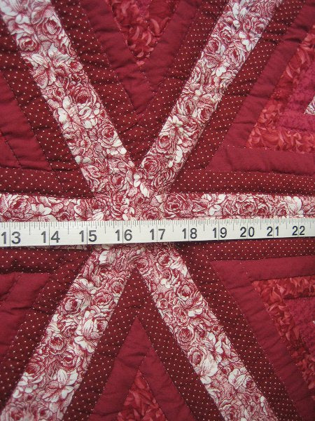 Broken Fan Star Amish Quilt 101x113