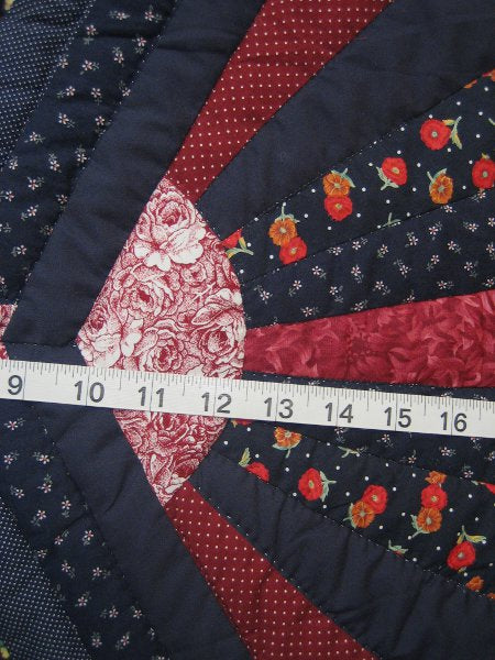 Broken Fan Star Amish Quilt 101x113