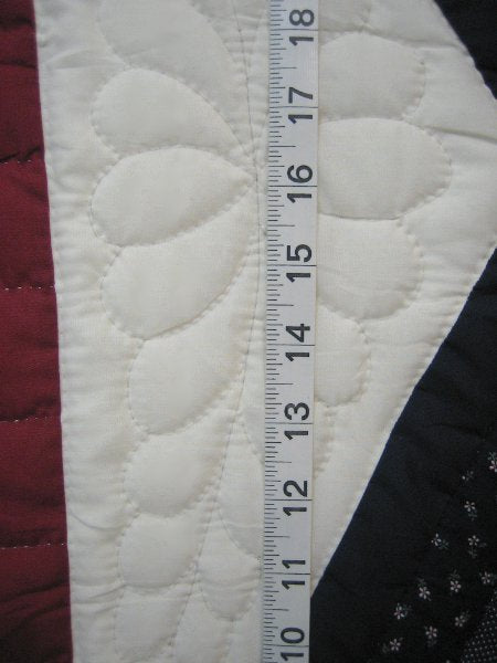 Broken Fan Star Amish Quilt 101x113
