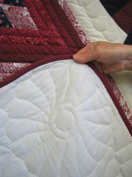 Broken Fan Star Amish Quilt 101x113