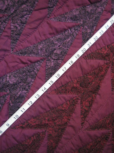 Turkey Tracks Patchwork Amish Quilt 106x118