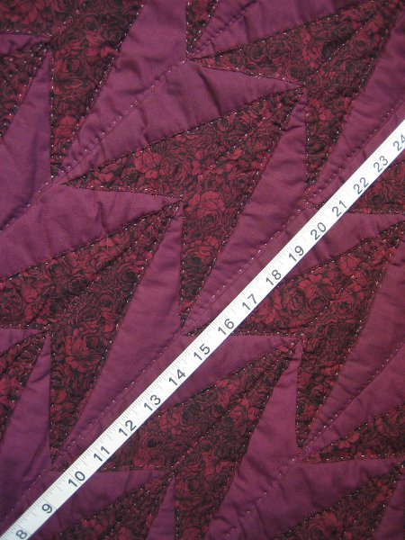 Turkey Tracks Patchwork Amish Quilt 106x118