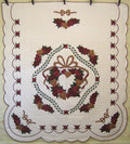 Country Love Applique Amish Quilt 102x114
