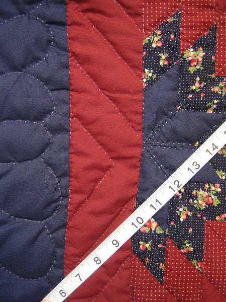 Star Star Patchwork Amish Quilt 103x115