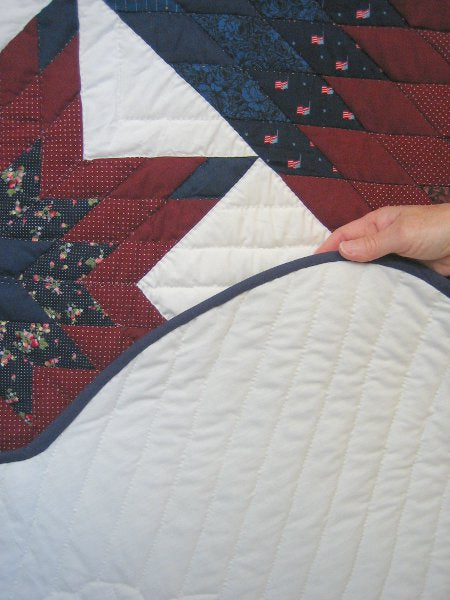 Star Star Patchwork Amish Quilt 103x115