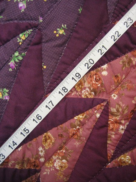 Turkey Tracks Patchwork Amish Quilt 103x116