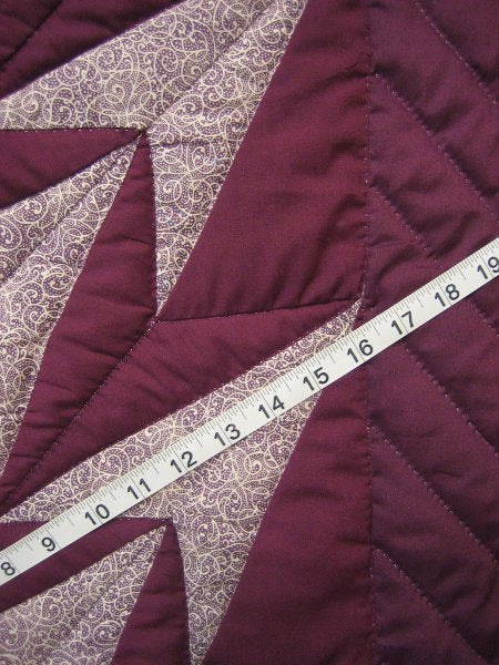 Turkey Tracks Patchwork Amish Quilt 103x116