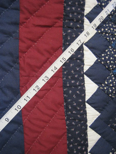 Midnight Lone Star Common Amish Quilt 100x116
