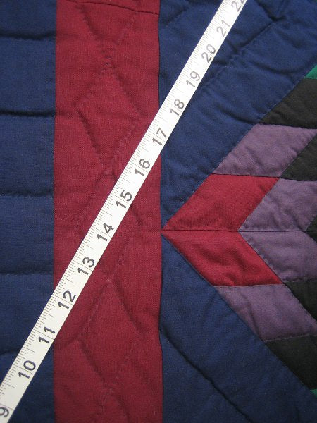 Amish Broken Star Dutch Colors Quilt 93x108