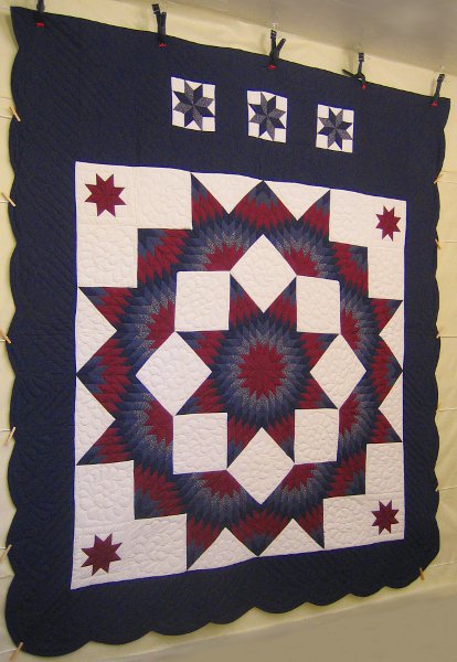 Broken Star Amish Quilt 98x113