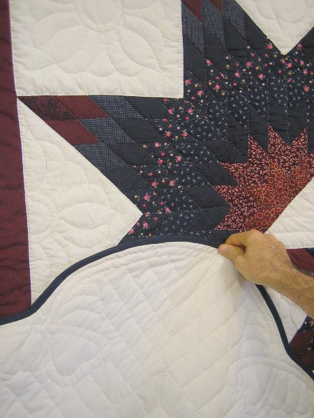 Rising Stars Patchwork Amish Quilt 99x110