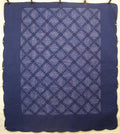 Cabin Trellis Patchwork Amish Quilt 103x114