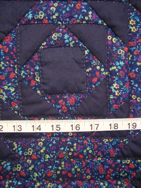 Cabin Trellis Patchwork Amish Quilt 103x114