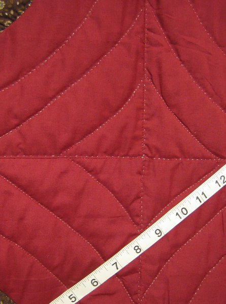 Log Cabin Fan Amish Quilt 101x115