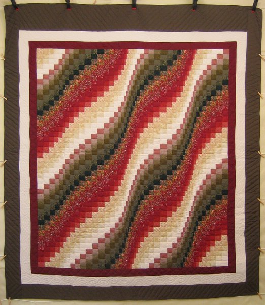 Earthquake Patchwork Amish Quilt 97x111