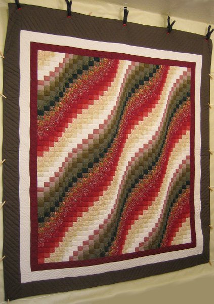 Earthquake Patchwork Amish Quilt 97x111
