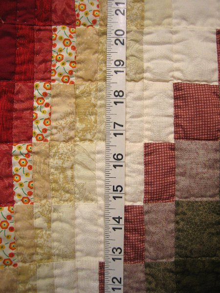 Earthquake Patchwork Amish Quilt 97x111