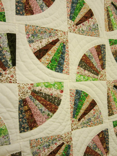 Fan Patchwork Amish Quilt 101x110
