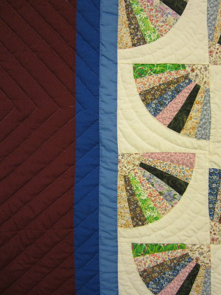 Fan Patchwork Amish Quilt 101x110