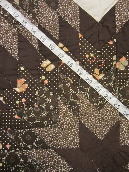 Log Cabin Star Patchwork Amish Quilt 106x119