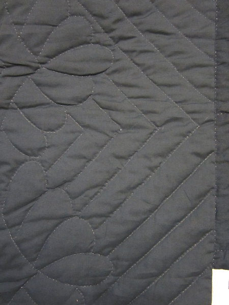 Log Cabin Fan Amish Quilt 103x112