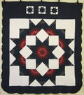 Broken Star Burst Amish Quilt 103x116